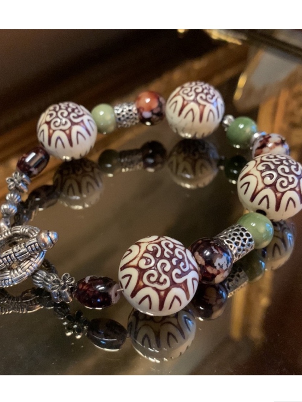Beaded Toggle Bracelet